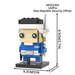 MOC2302-MOC2309 Lego star wars building Shoretrooper darth revan  revan BrickHeadz War scene toys building blocks sets Toys for kids
