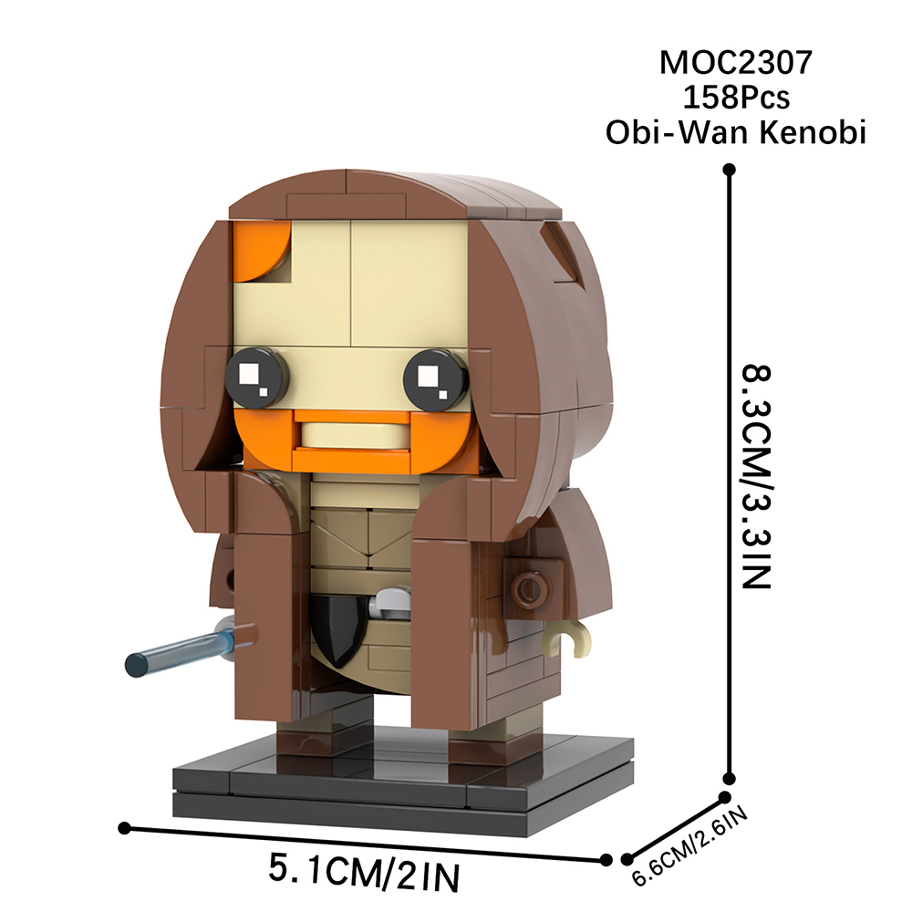 MOC2302-MOC2309 Lego star wars building Shoretrooper darth revan  revan BrickHeadz War scene toys building blocks sets Toys for kids