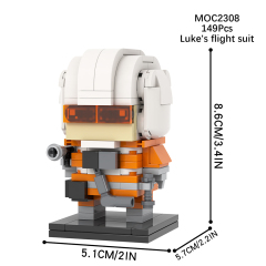 MOC2302-MOC2309 Lego star wars building Shoretrooper darth revan  revan BrickHeadz War scene toys building blocks sets Toys for kids