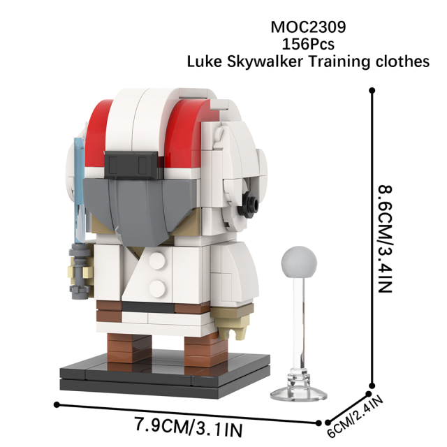 MOC2302-MOC2309 Lego star wars building Shoretrooper darth revan  revan BrickHeadz War scene toys building blocks sets Toys for kids
