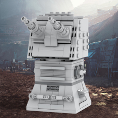 MOC2316 Lego star wars building Imperial anti aircraft turret War scene toys building blocks sets Toys for kids