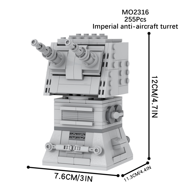 MOC2316 Lego star wars building Imperial anti aircraft turret War scene toys building blocks sets Toys for kids