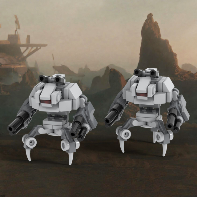 MOC2318 Lego star wars building defense robots guns War scene toys building blocks sets Toys for kids
