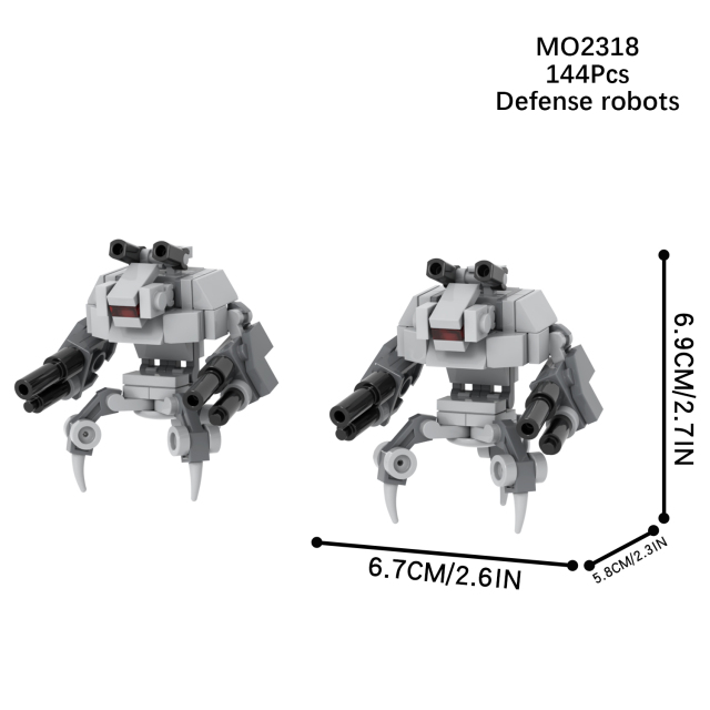 MOC2318 Lego star wars building defense robots guns War scene toys building blocks sets Toys for kids
