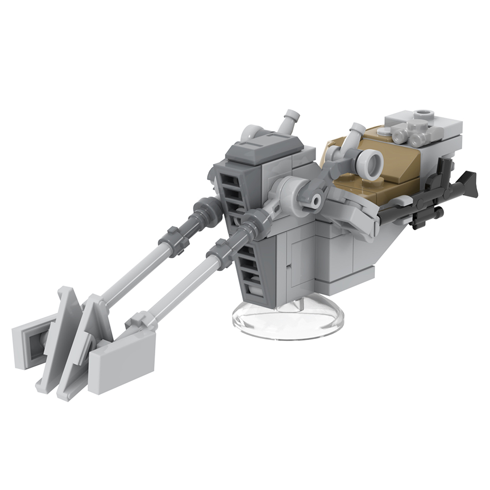 MOC2320 Lego star wars building the mandalorian anti gravity moto guns War scene toys building blocks sets Toys for kids