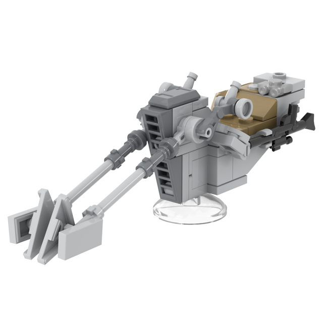 MOC2320 Lego star wars building the mandalorian anti gravity moto guns War scene toys building blocks sets Toys for kids