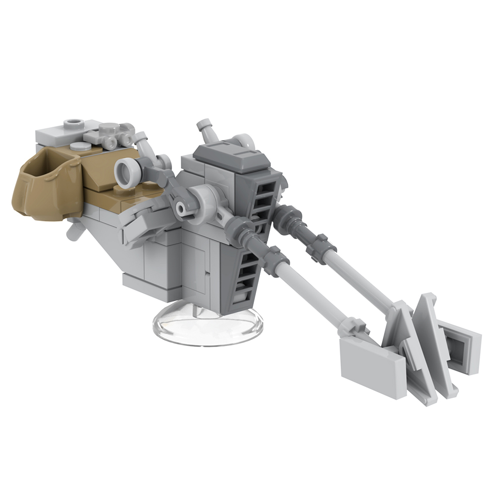 MOC2320 Lego star wars building the mandalorian anti gravity moto guns War scene toys building blocks sets Toys for kids