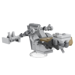 MOC2320 Lego star wars building the mandalorian anti gravity moto guns War scene toys building blocks sets Toys for kids