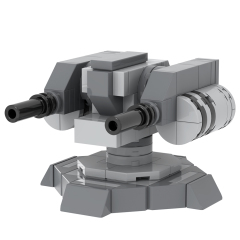 MOC2324 Lego star wars building overclocked machine gun cannons War scene toys building blocks sets Toys for kids