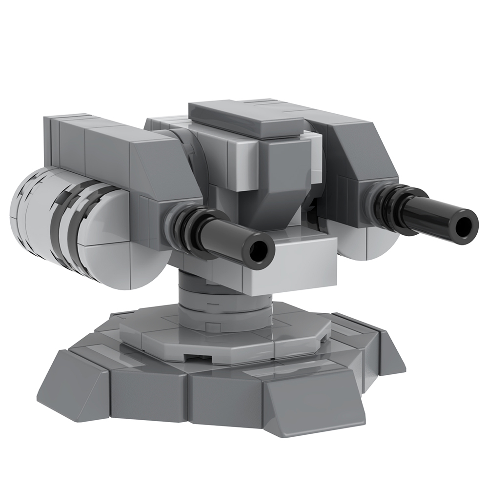 MOC2324 Lego star wars building overclocked machine gun cannons War scene toys building blocks sets Toys for kids