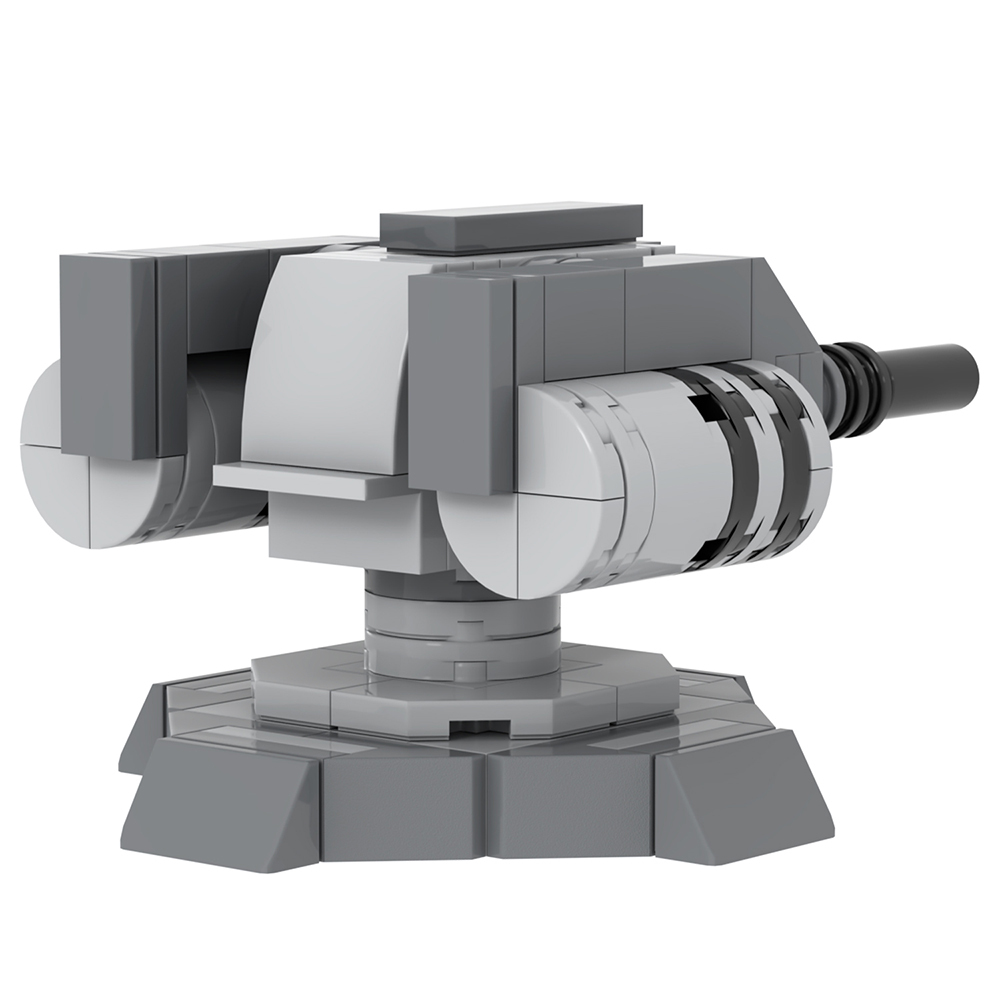 MOC2324 Lego star wars building overclocked machine gun cannons War scene toys building blocks sets Toys for kids