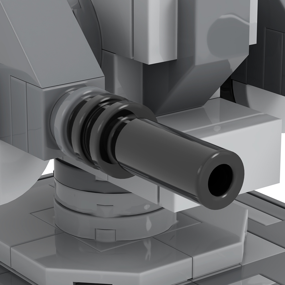 MOC2324 Lego star wars building overclocked machine gun cannons War scene toys building blocks sets Toys for kids