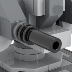 MOC2324 Lego star wars building overclocked machine gun cannons War scene toys building blocks sets Toys for kids