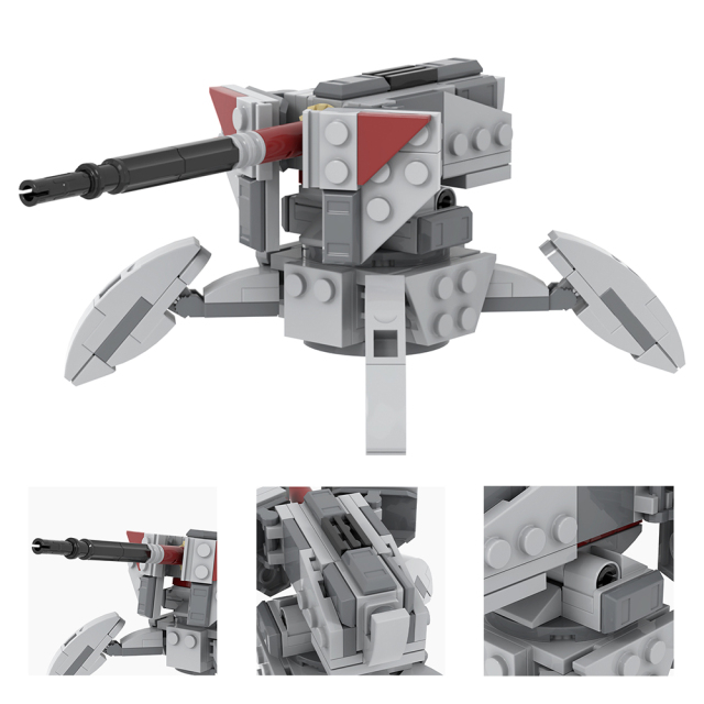 MOC2325 Lego star wars building anti armor artillery War scene toys building blocks sets Toys for kids