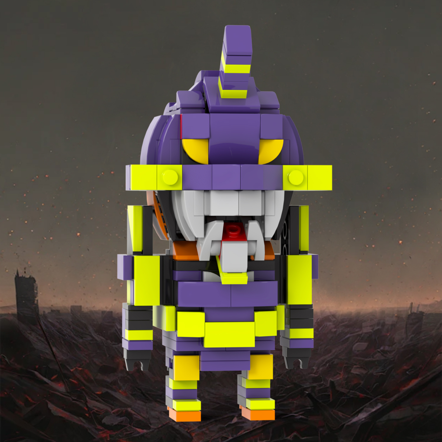 MOC7423-7430 NEON GENESIS EVANGELION EVA Mari Makinami Illustrious Evangelion Ikari Shinji Third Angel Sakiel Asuka Langley Soryu EVA-00 PROTO TYPE EVA-01 PROTO TYPE EVA-02 PROTO TYPE Building Blocks Kids Gift Toys