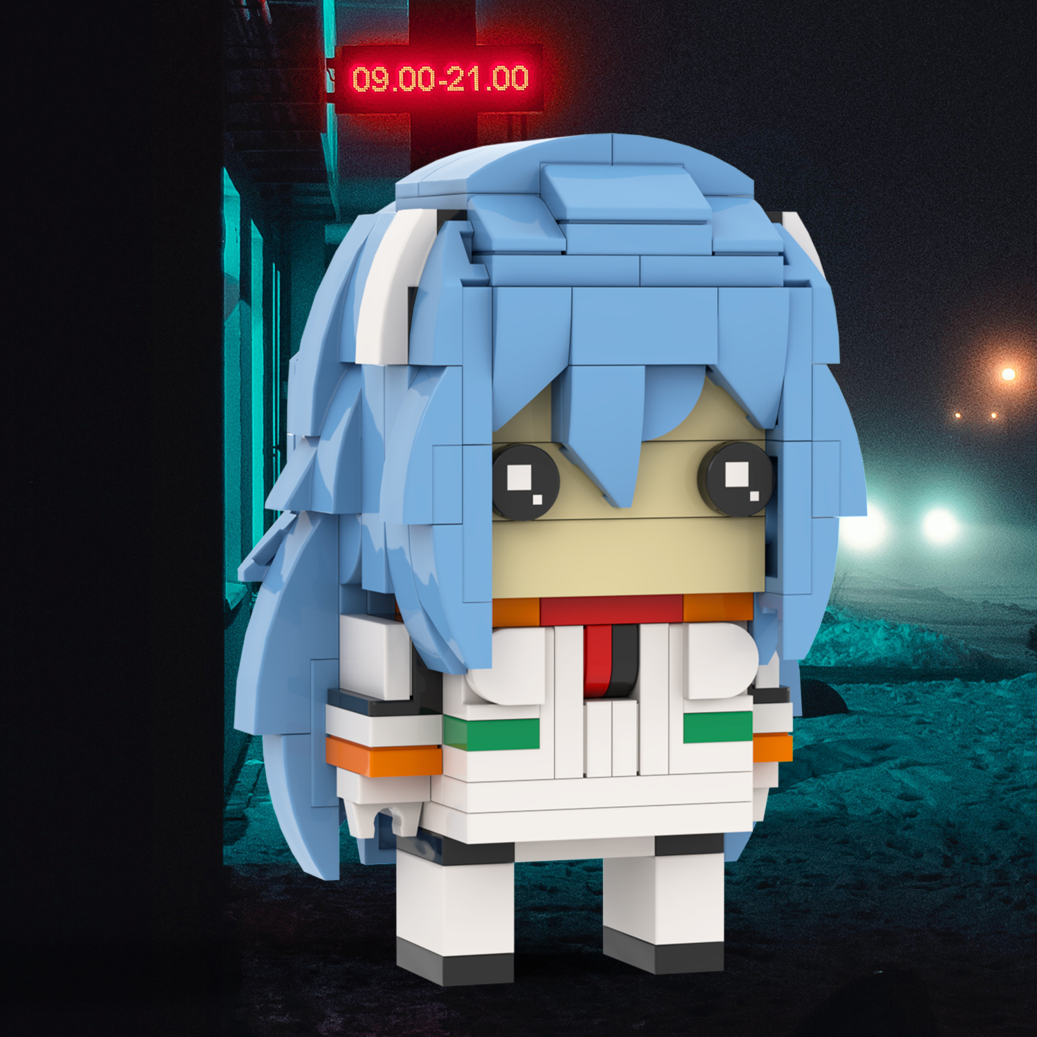 MOC7423-7430 NEON GENESIS EVANGELION EVA Mari Makinami Illustrious Evangelion Ikari Shinji Third Angel Sakiel Asuka Langley Soryu EVA-00 PROTO TYPE EVA-01 PROTO TYPE EVA-02 PROTO TYPE Building Blocks Kids Gift Toys