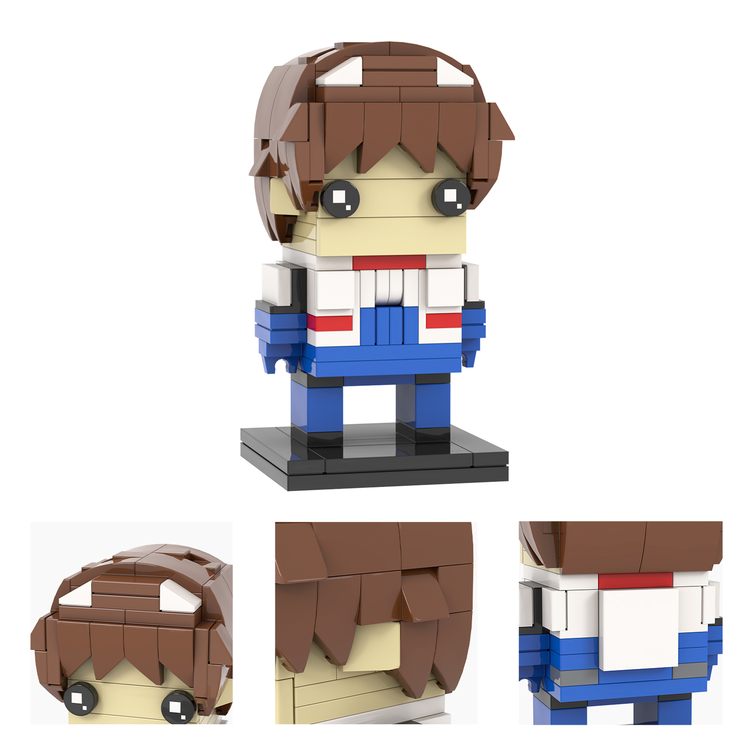 MOC7423-7430 NEON GENESIS EVANGELION EVA Mari Makinami Illustrious Evangelion Ikari Shinji Third Angel Sakiel Asuka Langley Soryu EVA-00 PROTO TYPE EVA-01 PROTO TYPE EVA-02 PROTO TYPE Building Blocks Kids Gift Toys