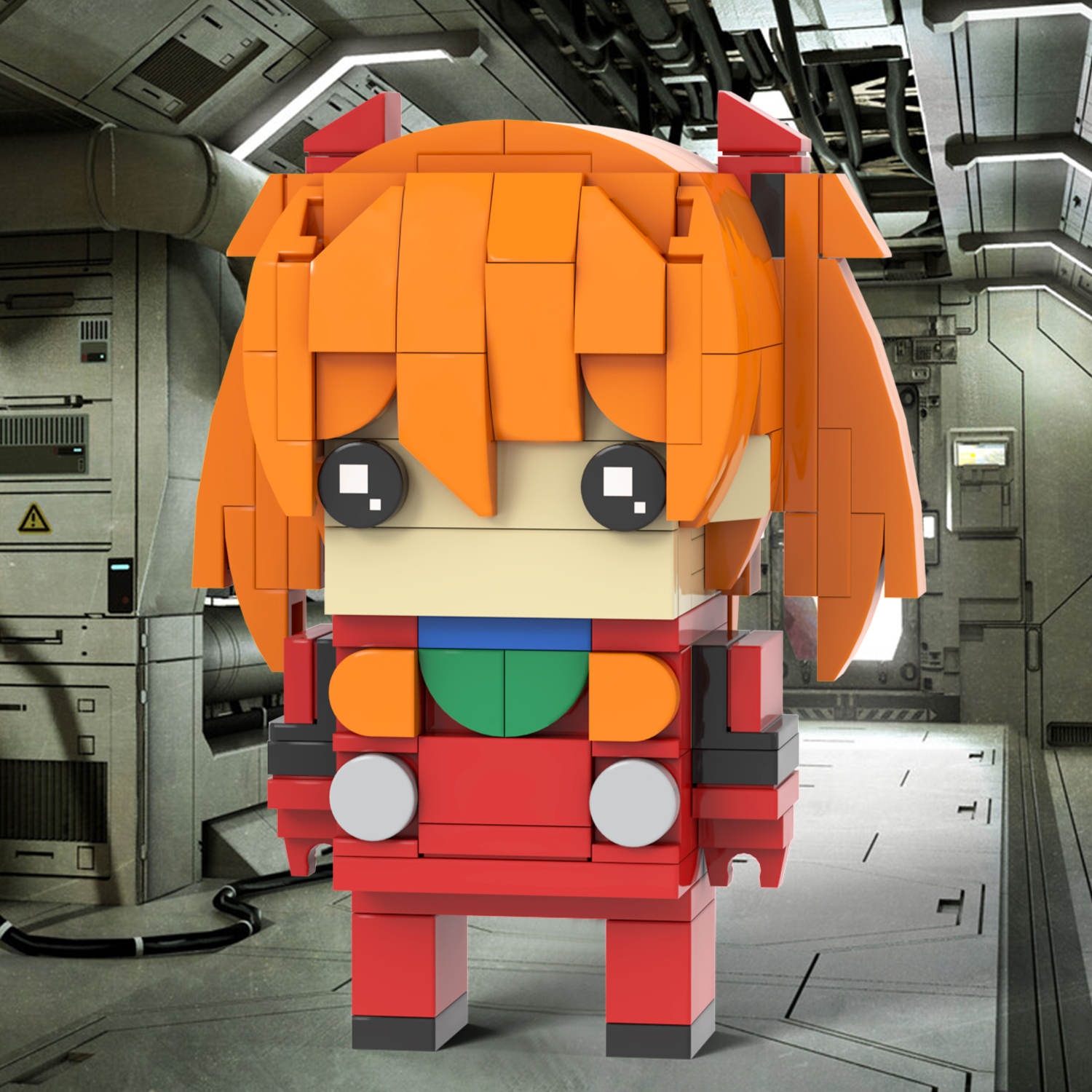 MOC7423-7430 NEON GENESIS EVANGELION EVA Mari Makinami Illustrious Evangelion Ikari Shinji Third Angel Sakiel Asuka Langley Soryu EVA-00 PROTO TYPE EVA-01 PROTO TYPE EVA-02 PROTO TYPE Building Blocks Kids Gift Toys
