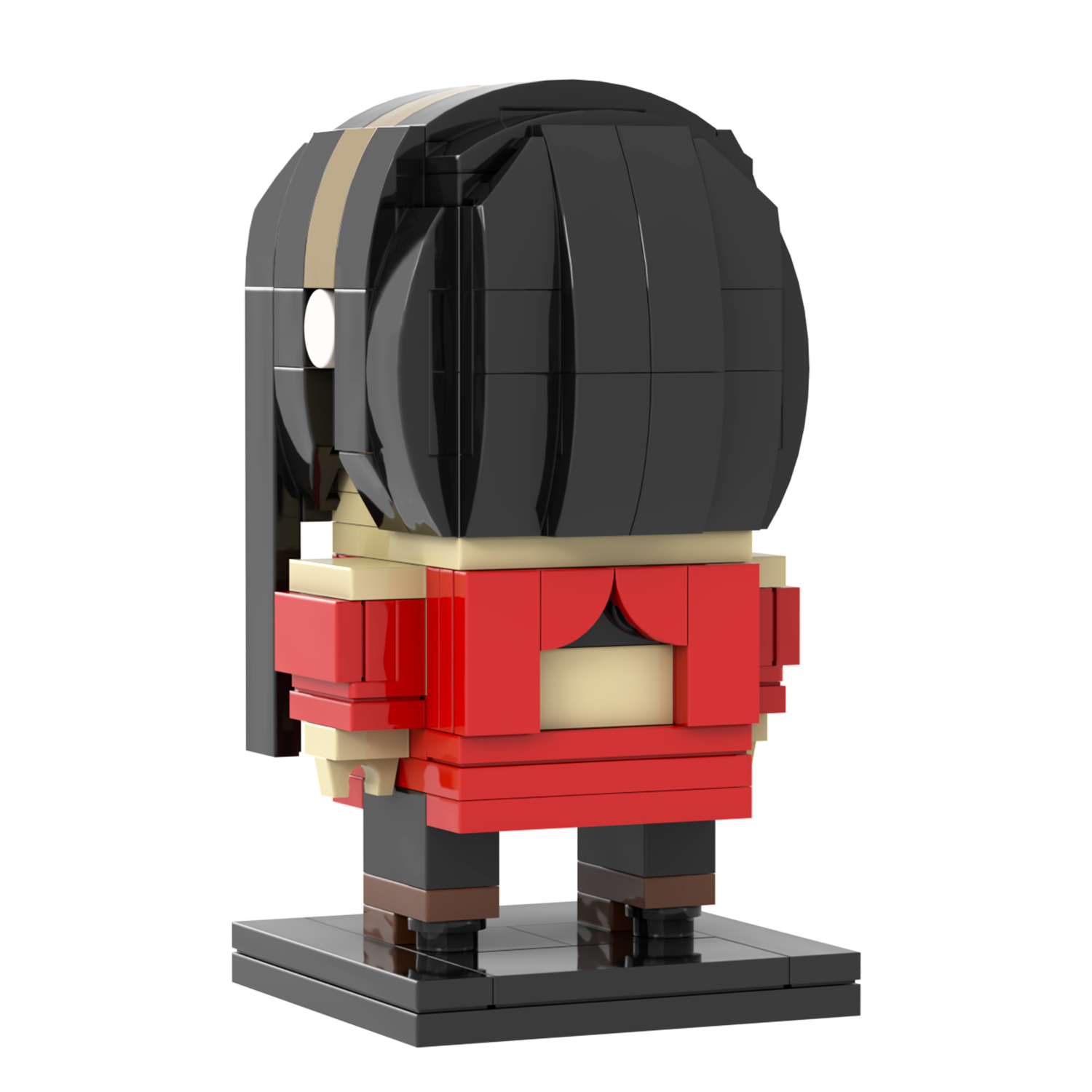 MOC7431-7434 Rem Zero Two Anya Forger Yor Forger Anime Character Square Head Bricks Assemble Collect Educational Building Blocks Kids Gift Toys MOC7189