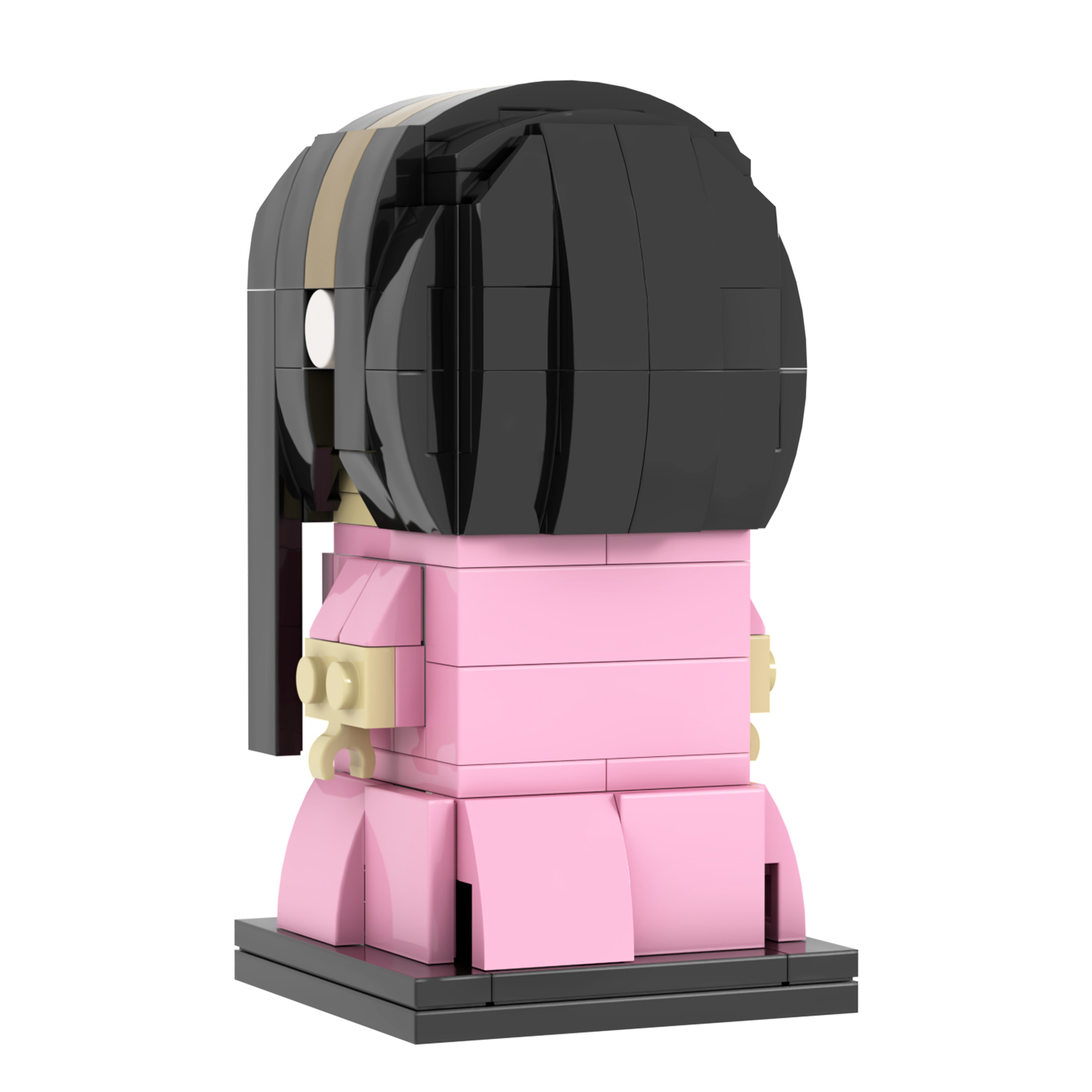 MOC7431-7434 Rem Zero Two Anya Forger Yor Forger Anime Character Square Head Bricks Assemble Collect Educational Building Blocks Kids Gift Toys MOC7189