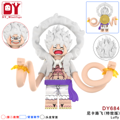 DY684  Anime One Piece Monkey D. Luffy Mini Figures Juguetes Toys Collect Educational Plastic Building Blocks Gift for Kids