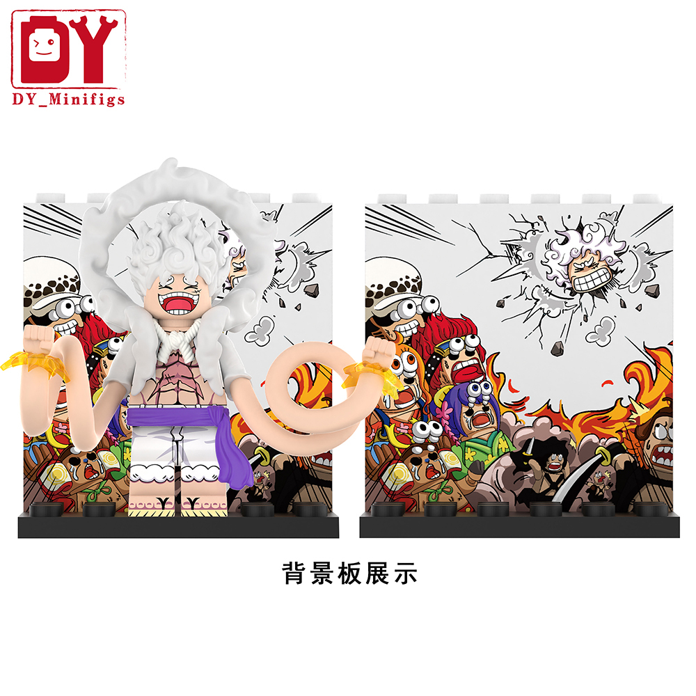 DY684  Anime One Piece Monkey D. Luffy Mini Figures Juguetes Toys Collect Educational Plastic Building Blocks Gift for Kids