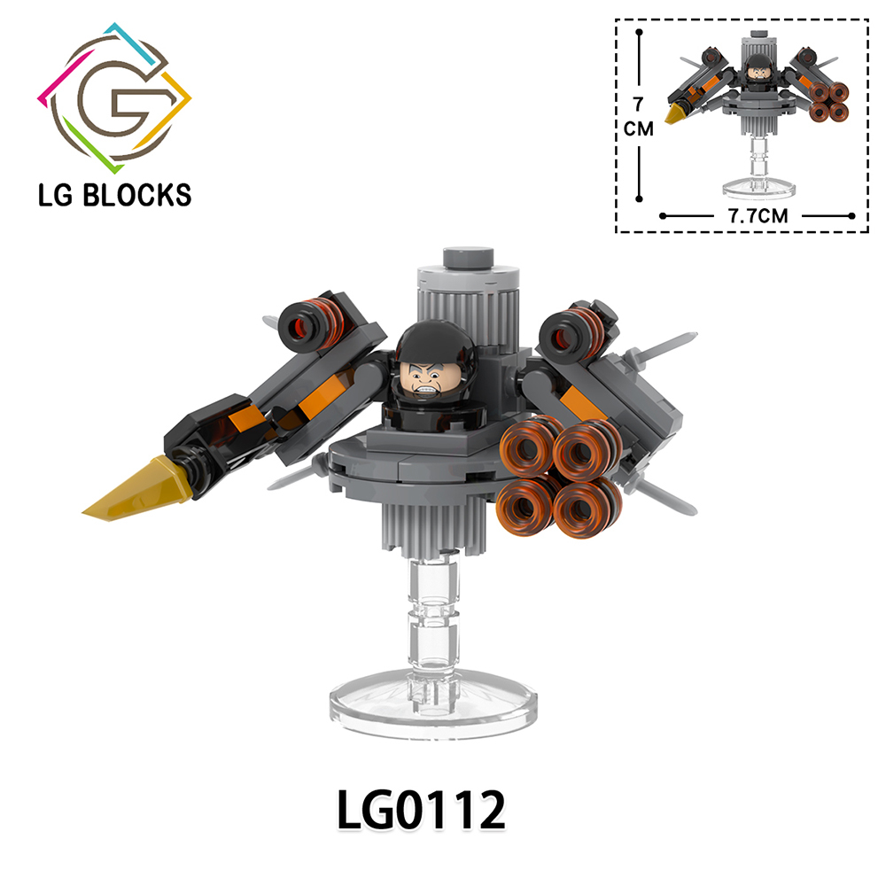 LG1016 Skibidi Toilet Game Mini Collect  Children  Educational Building Blocks Kids  Gift Toys