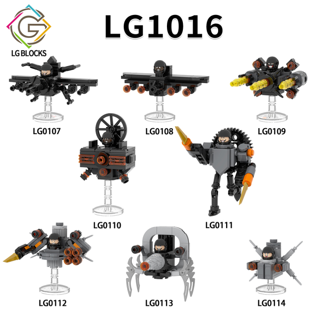 LG1016 Skibidi Toilet Game Mini Collect  Children  Educational Building Blocks Kids  Gift Toys
