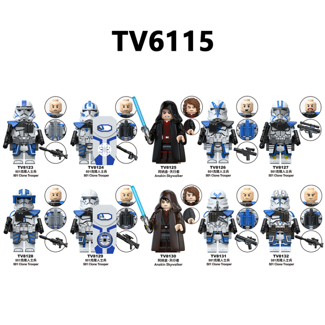 Star Wars TV6114-6116 Popular Cheap Boy Manufacturer Mini for Girls Wholesale Small 2025 Educational Online Building Block Sets Kid Toys
