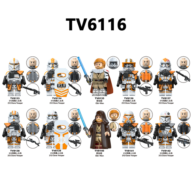Star Wars TV6114-6116 Popular Cheap Boy Manufacturer Mini for Girls Wholesale Small 2025 Educational Online Building Block Sets Kid Toys