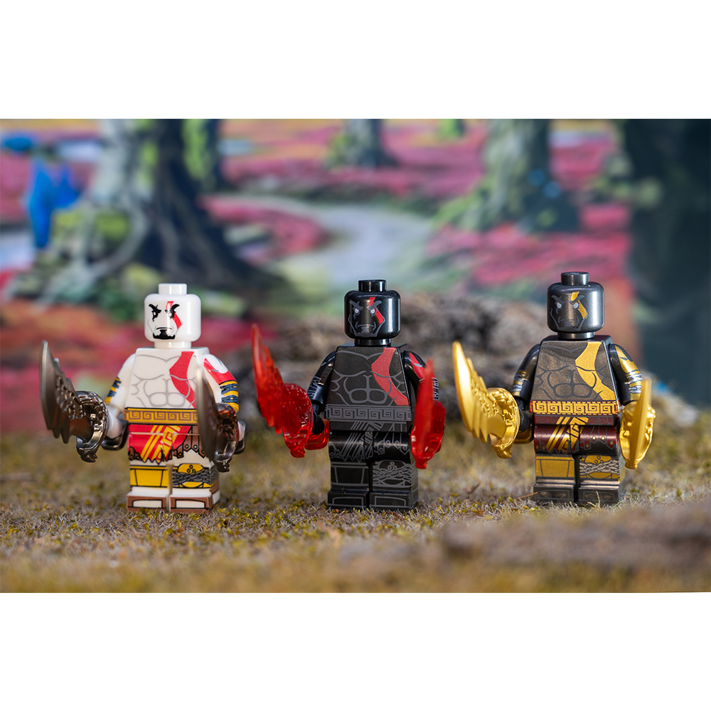EV03-A-B Movie Character God of War Ares Wholesale Small 2025 Educational Online Building Block Sets Kid Toys