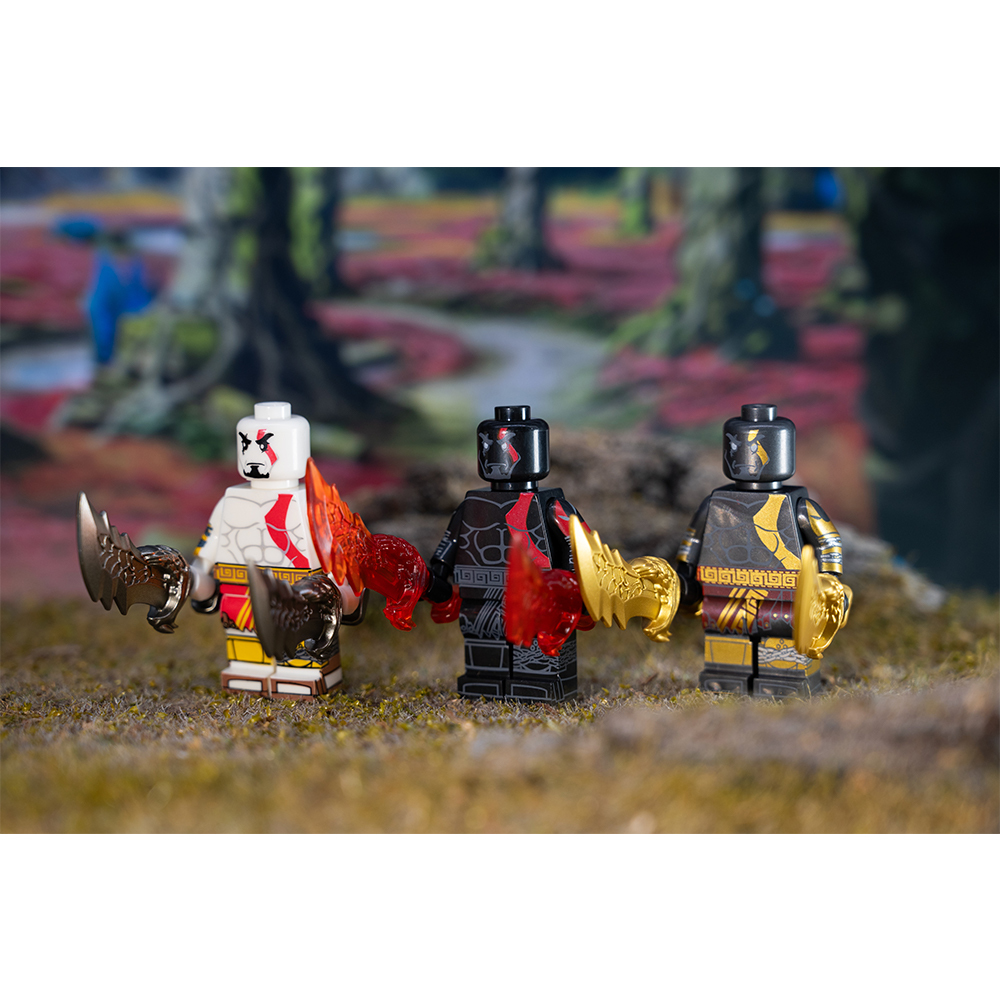 EV03-A-B Movie Character God of War Ares Wholesale Small 2025 Educational Online Building Block Sets Kid Toys