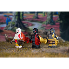 EV03-A-B Movie Character God of War Ares Wholesale Small 2025 Educational Online Building Block Sets Kid Toys
