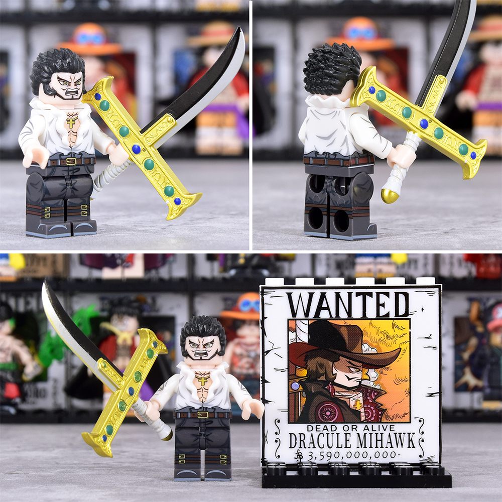 DY672 Dracule Mihawk OP Wholesale Small 2025 Educational Online Building Block Sets Kid Toys