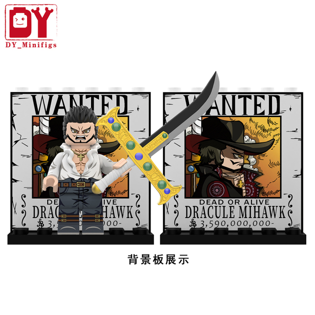 DY672 Dracule Mihawk OP Wholesale Small 2025 Educational Online Building Block Sets Kid Toys