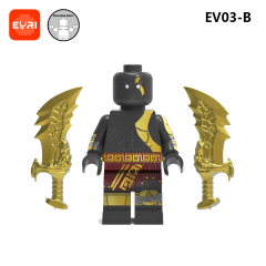 EV03-A-B Movie Character God of War Ares Wholesale Small 2025 Educational Online Building Block Sets Kid Toys