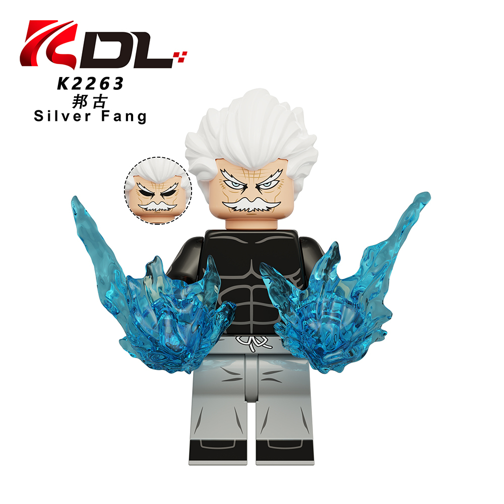 KDL841 Saitama Tornado Anime Character Wholesale Small 2025 Educational Online Building Block Sets Kid Toys