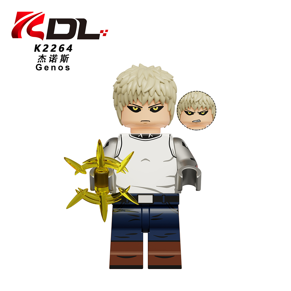 KDL841 Saitama Tornado Anime Character Wholesale Small 2025 Educational Online Building Block Sets Kid Toys