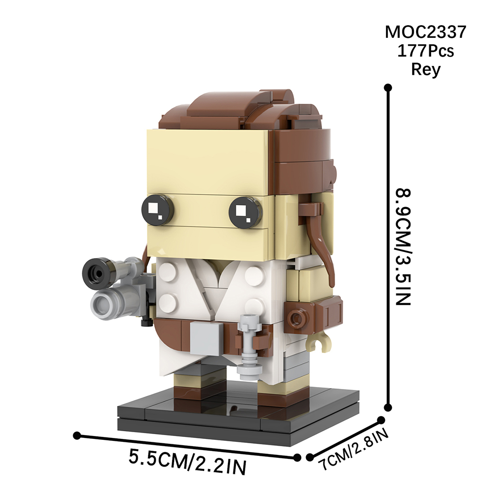 MOC2336-MOC2343 Lego star wars building General rahm kota rey starkiller darth revan  revan BrickHeadz War scene toys building blocks sets Toys for kids