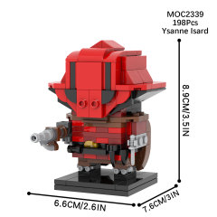 MOC2336-MOC2343 Lego star wars building General rahm kota rey starkiller darth revan  revan BrickHeadz War scene toys building blocks sets Toys for kids