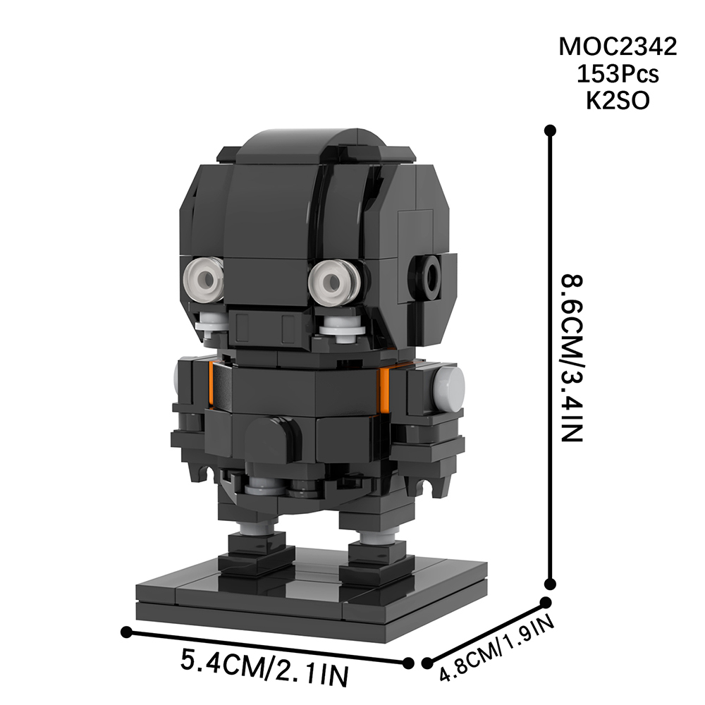 MOC2336-MOC2343 Lego star wars building General rahm kota rey starkiller darth revan  revan BrickHeadz War scene toys building blocks sets Toys for kids