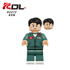 KDL842 Squid Game Character Wooden Man DIY Gift Juguetes Building Block Sets Educational  Kids Toys For Children