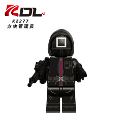 KDL842 Squid Game Character Wooden Man DIY Gift Juguetes Building Block Sets Educational  Kids Toys For Children