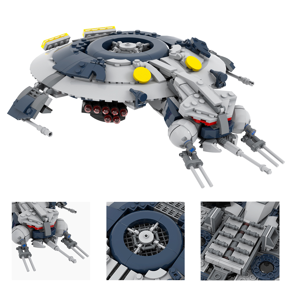 MOC2345 Lego star wars building Droid gunship Y-WING DL-44 Republic Fighter tank Havoc Marauder Jedi Starfighter vulture droid War scene toys building blocks sets Toys for kids