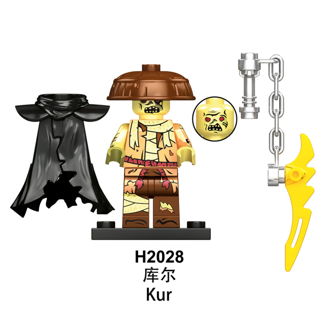 RT8010 kur rox zarkt drix nokt Minifigures Brick Ninja Building Blocks Gift for Children Toys Juguetes