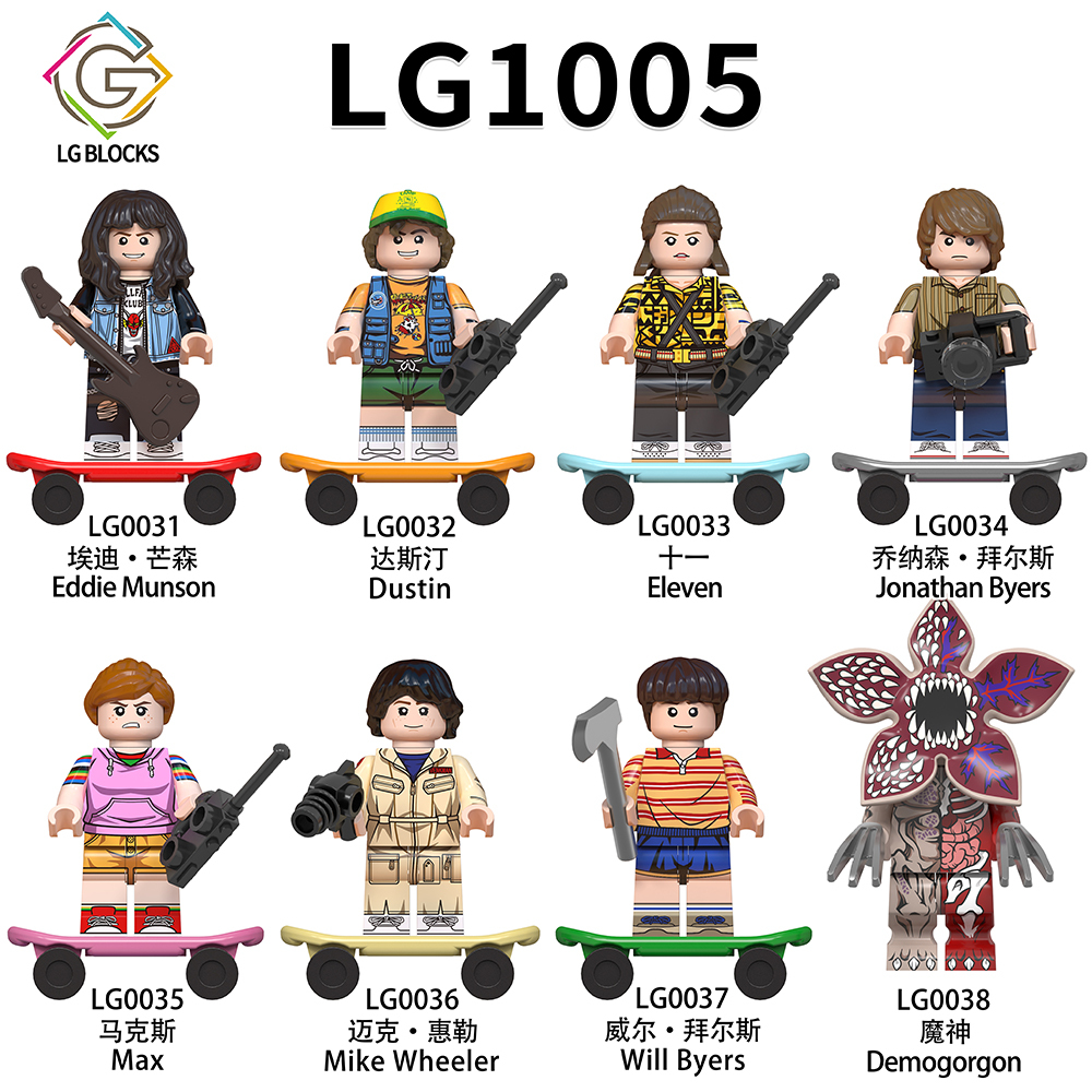 LG1005 Stranger Things Season 1 Mini Collect  Children  Educational Building Blocks Kids  Gift Toys