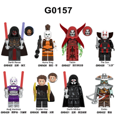 G0157 Darth Revan Aurra Sing Talzin The Son Asajj Ventress Dryden Vos Darth Nihilus Embo Star Wars Mini Plastic Building Blocks Kids Gift Toys