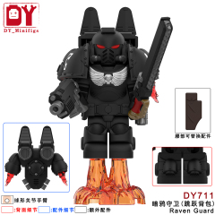 DY709-712  Warhammer 40000: Space Marine Space Wolves Blood Angels Ultramarines Blood Angels Collect Educational Building Blocks Kids Mini Toys