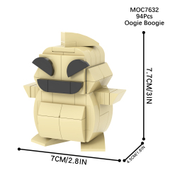 MOC7630-7636 Jack Torrance the Nun Oogie Trick' R Treat Sam Pumpkin-Head Demon Annabelle Slender Man Child's Plasy Chucky Silent Hill Red Pyramid Silent Hill Nurse M3gen Horror Bricks Kids Toys MOC7662-7665