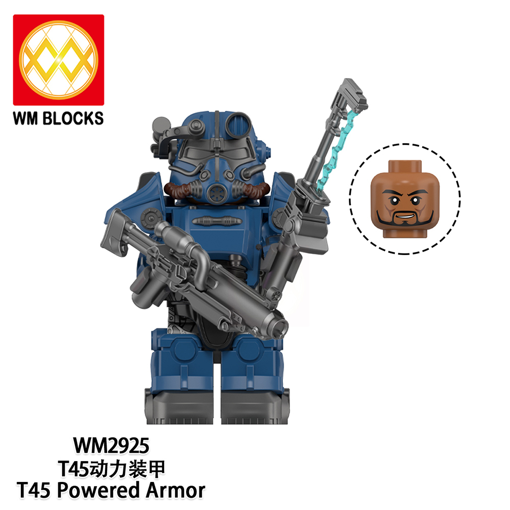 WM6209 Game T45 Powered Armor mini figures juguetes mini toys building blocks sets Toys for kids